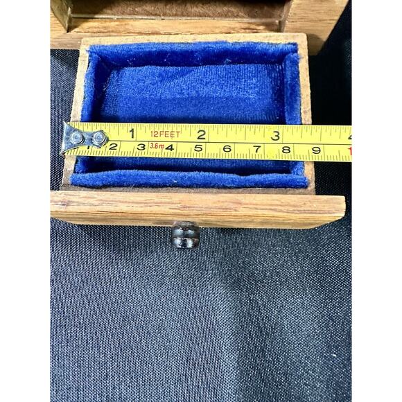 Small Wooden Trinket Box 5” X 3” X 3 1/4” - Picture 12 of 16